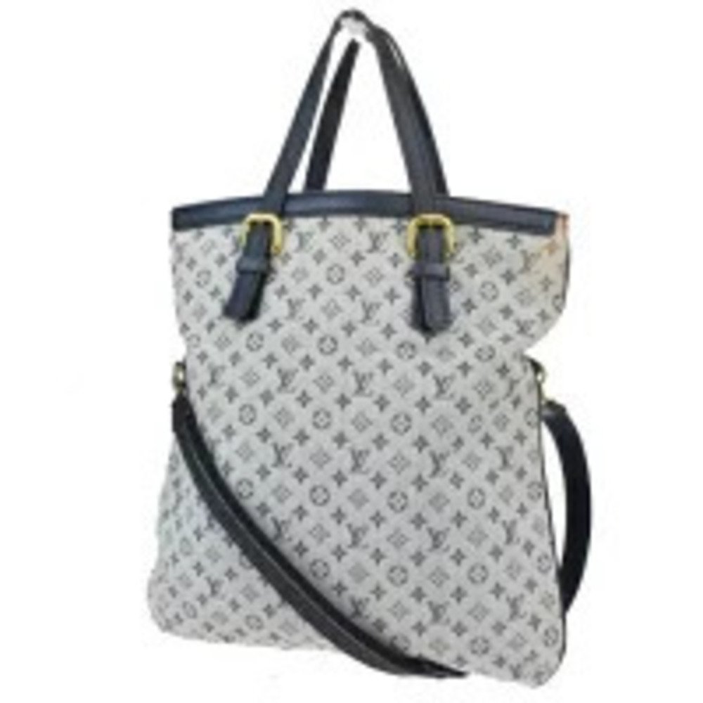 Louis Vuitton Franoise Handbag Shoulder Bag Monogram Blue Canvas